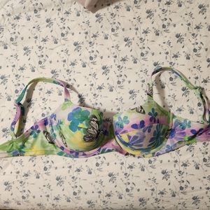 Aerie Lightly Lined Underwire Bikini Bra Top 34DDD
